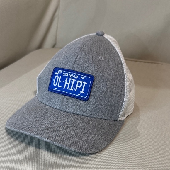 Old Hippie OLHIPI LICENSE PLATE SNAP Gray and White Trucker Hat main image 4